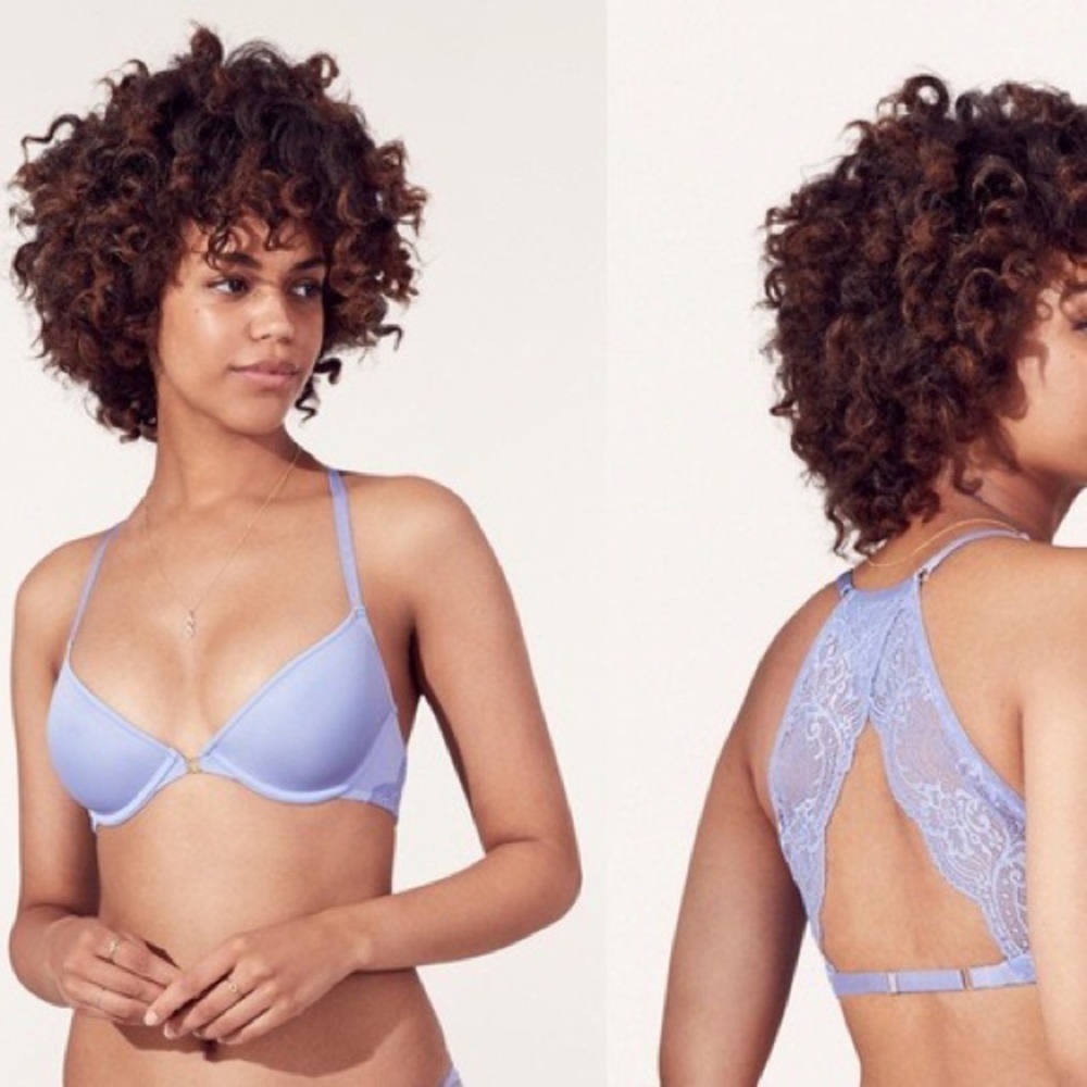 ThirdLove Periwinkle Lace Racer Back Bra